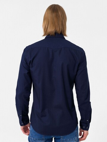 By Diess Collection Regular fit Риза в синьо