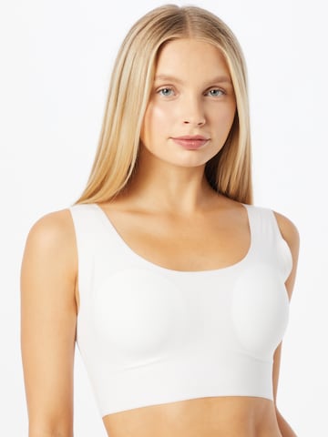 Mey - Soutien Bustier Soutien 'PURE SECOND ME' em branco: frente