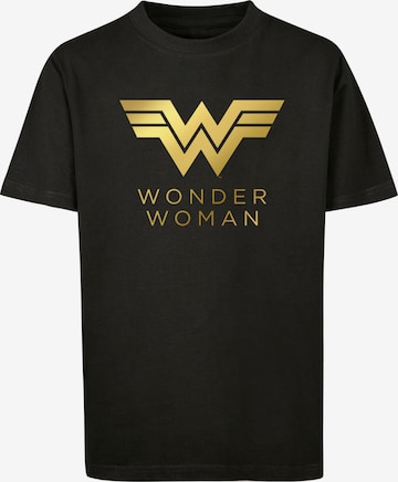 F4NT4STIC Shirt 'DC Comics Wonder Woman 84' in Zwart: voorkant