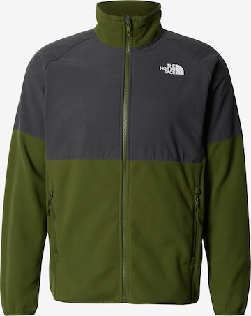 THE NORTH FACE Функциональная флисовая куртка 'GLACIER' в Зеленый: спереди