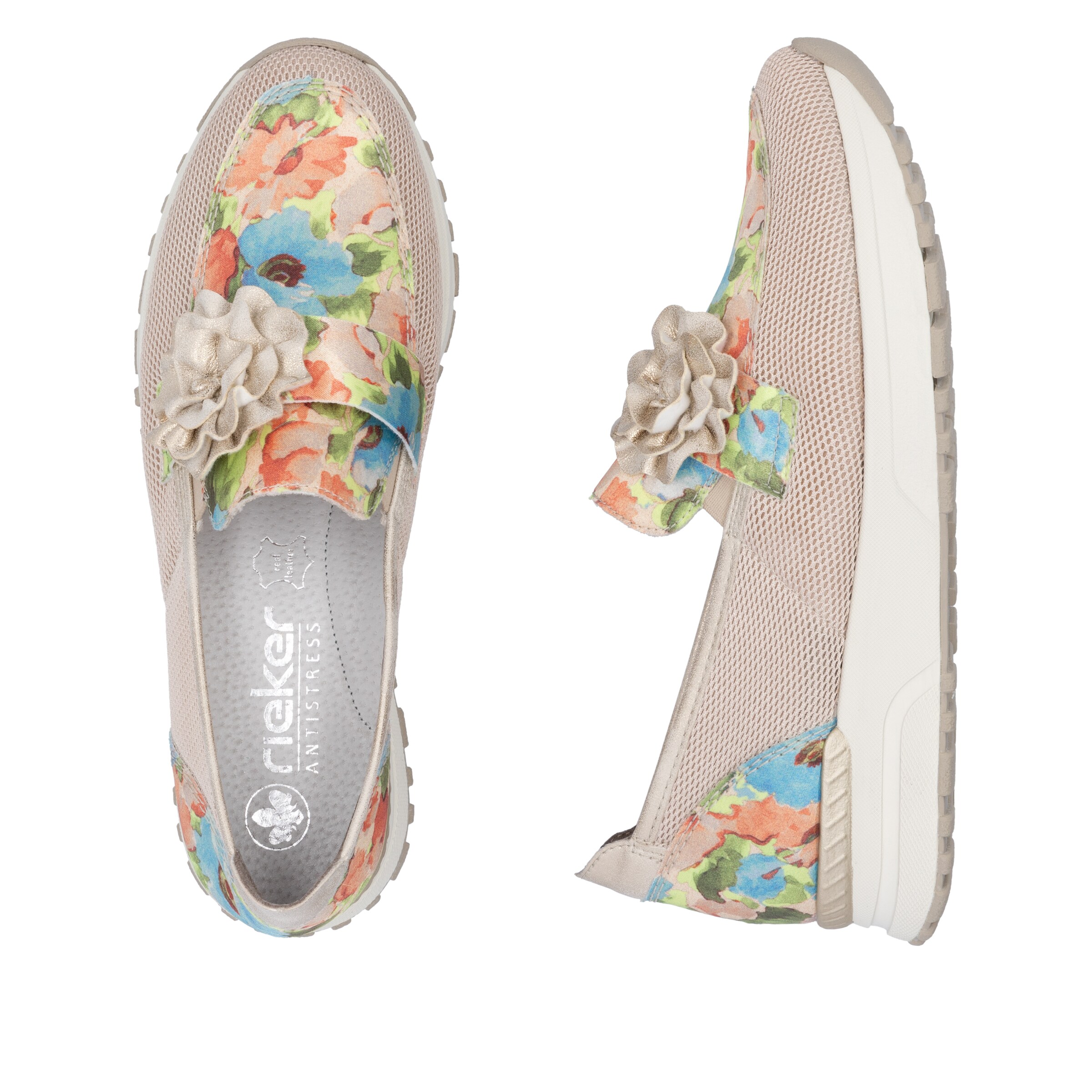 Rieker Classic Flats in Pink