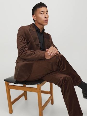 JACK & JONES Regular Suit in Brown