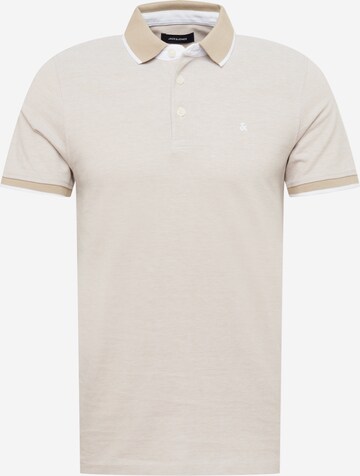 T-Shirt 'Paulos' JACK & JONES en beige : devant