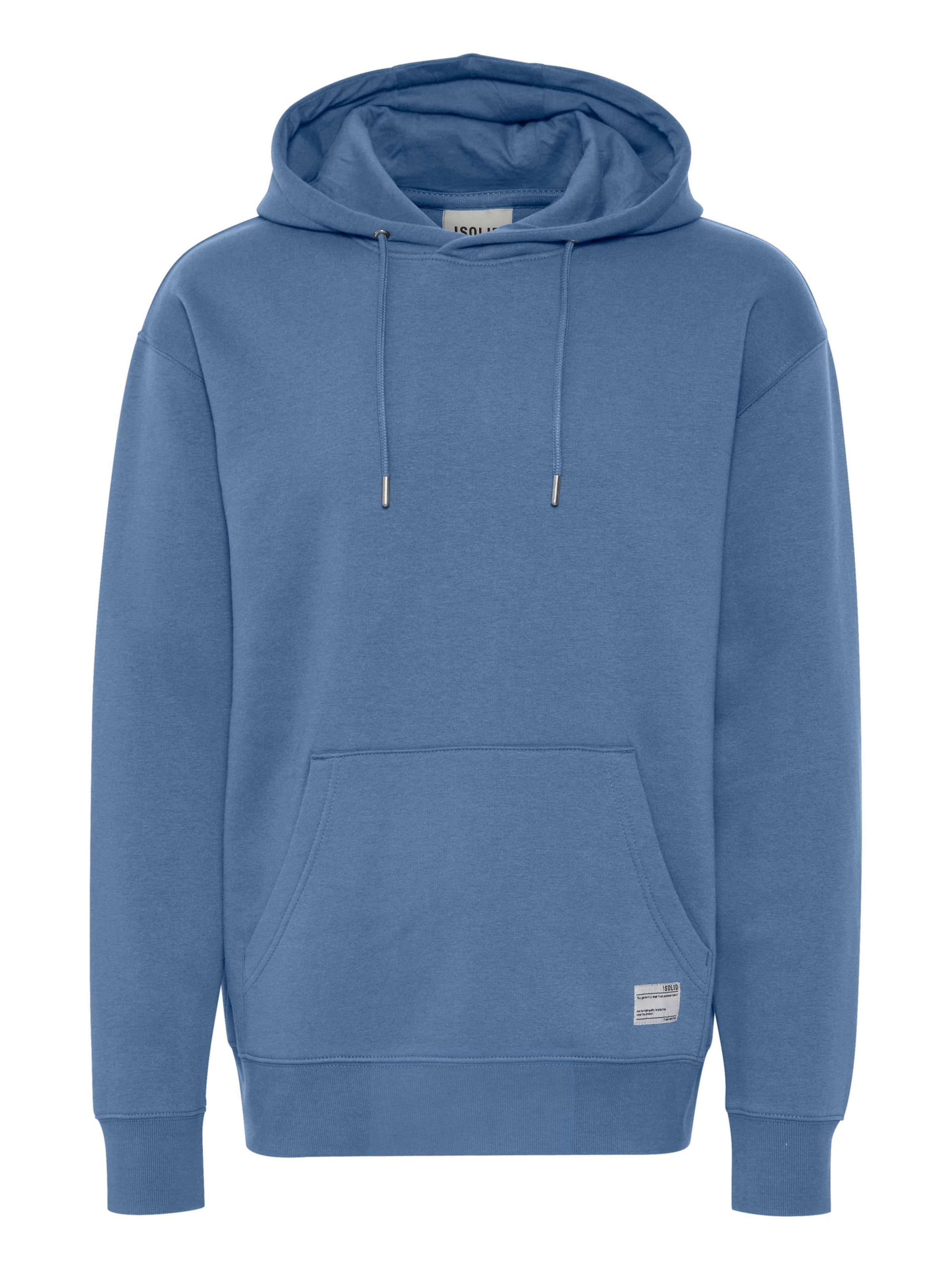 Pull-over ' LENZ ' !Solid en bleu : devant