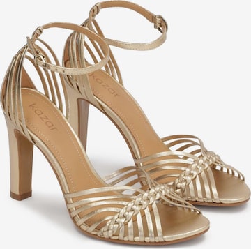 Kazar Sandals in Gold