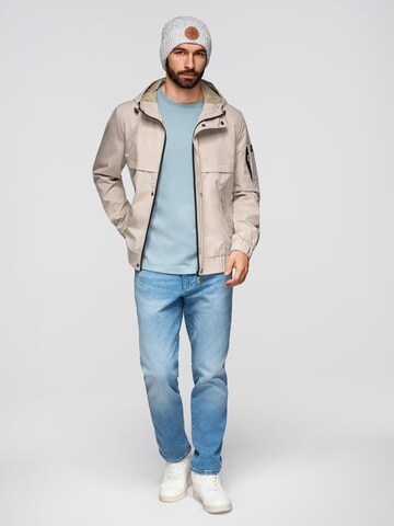 Ombre Functionele jas in Beige