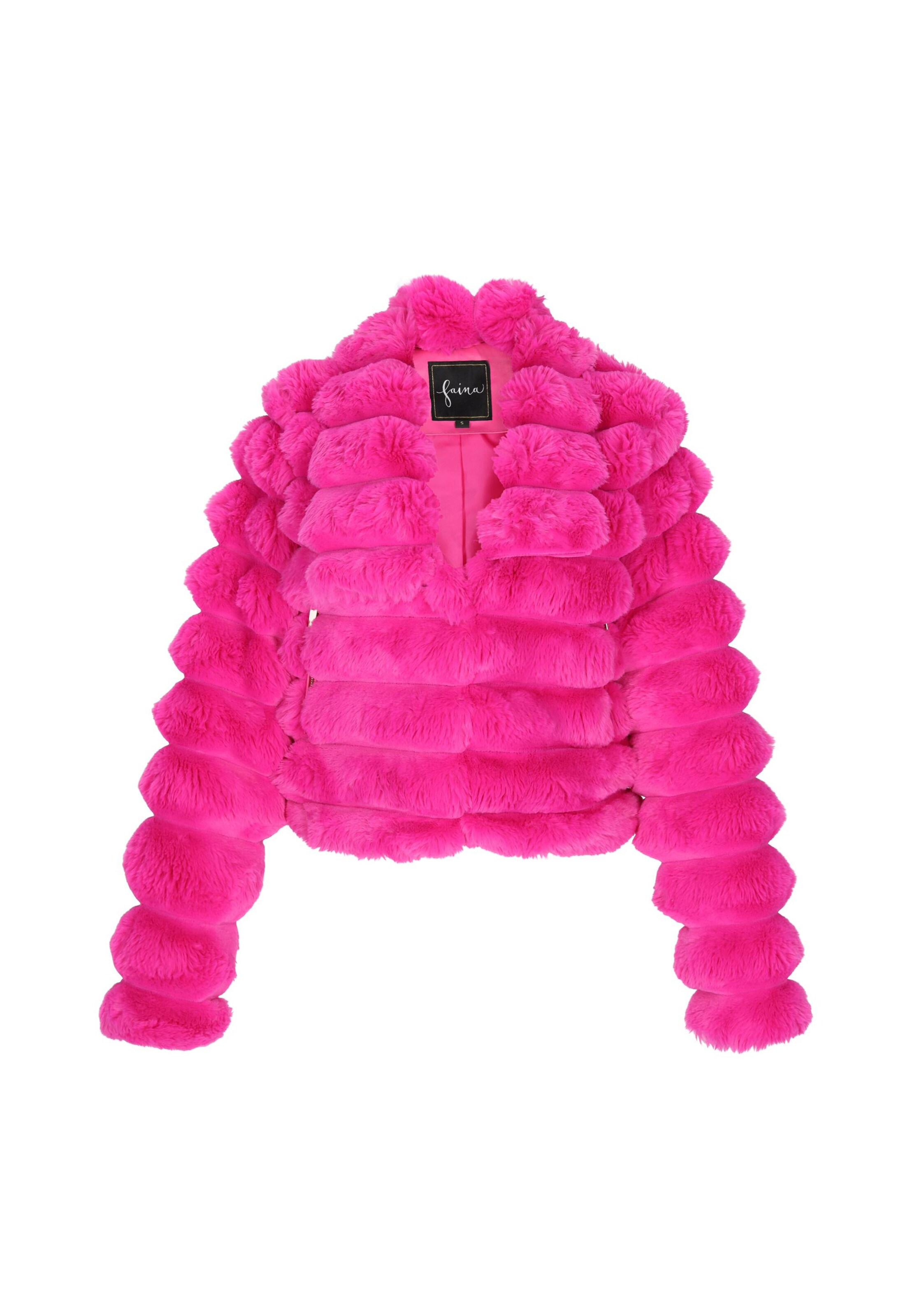 taddy Between-Season Jacket in Pink: front