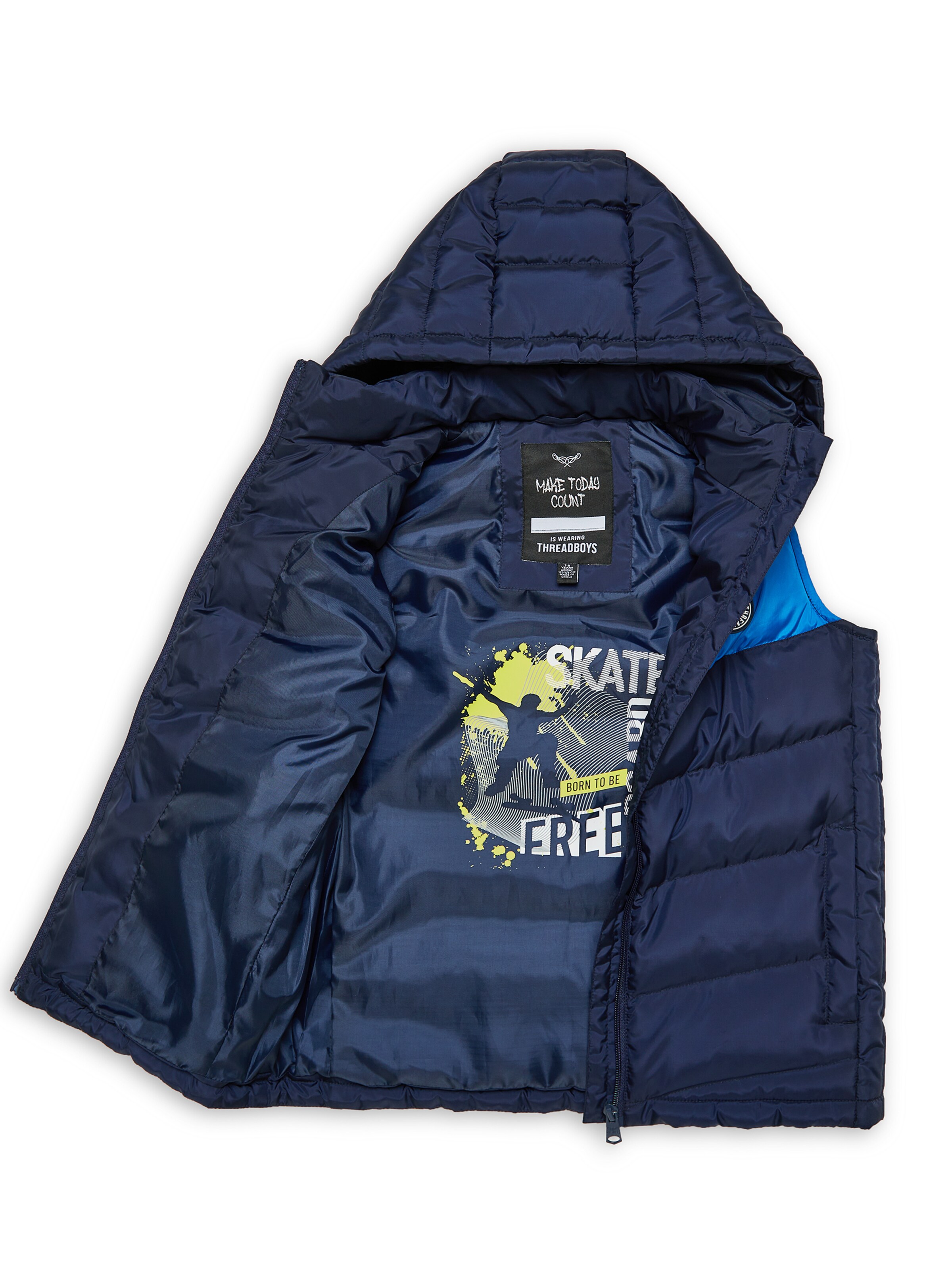 Threadboys Vest 'Gilet Doota' in Blue