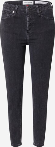 TOMORROW Slimfit Jeans 'Hepburn' i svart: framsida