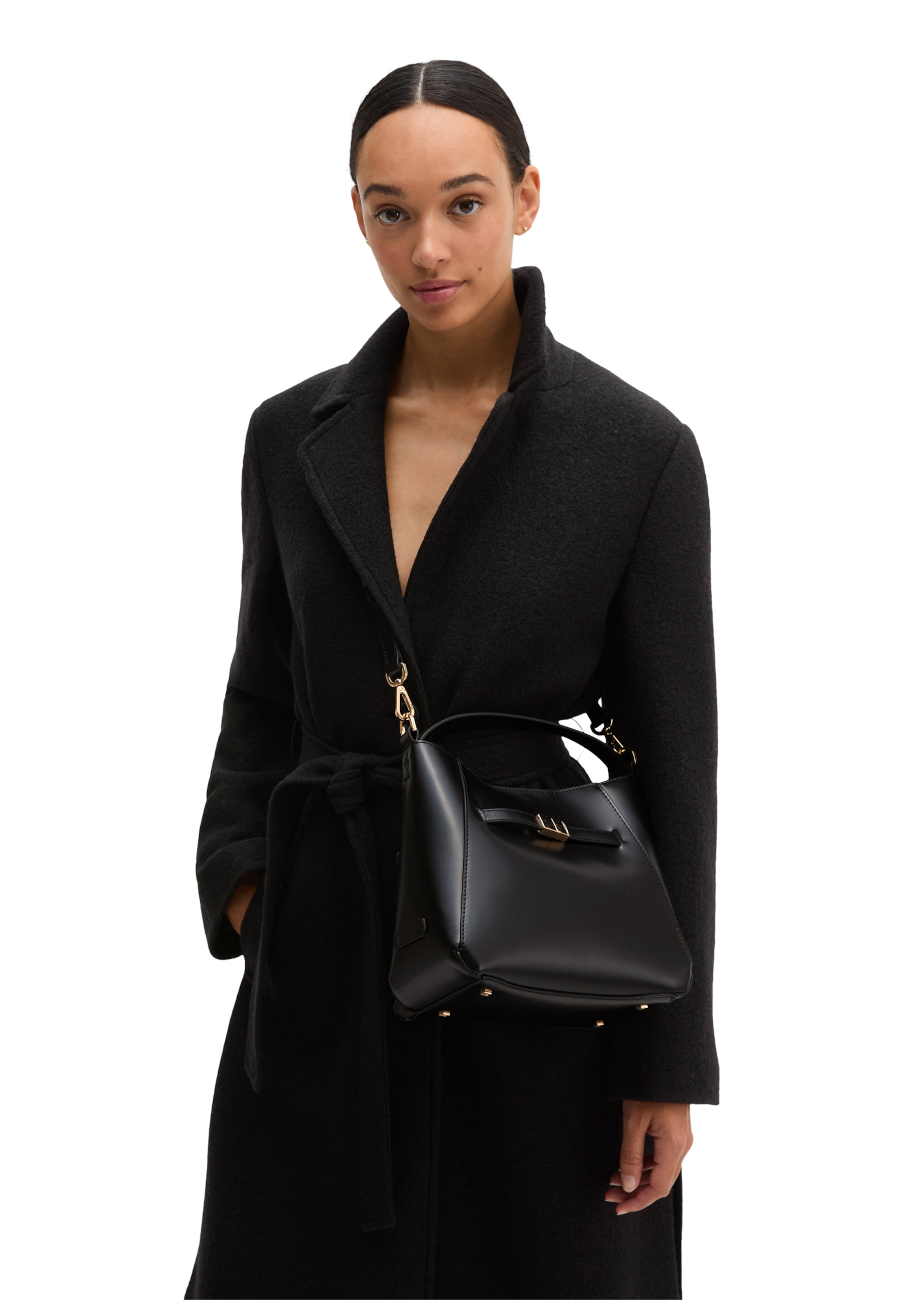 Marc O'Polo Shoulder bag 'Tilda' in Black: front
