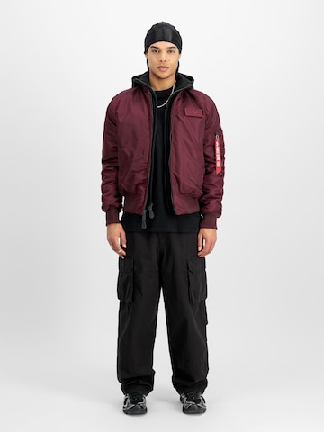 ALPHA INDUSTRIES Демисезонная куртка 'MA-1 D-Tec' в Красный: спереди