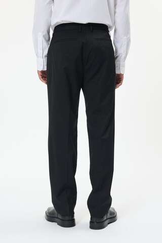 Matinique Regular Bandplooibroek 'MAweller' in Zwart