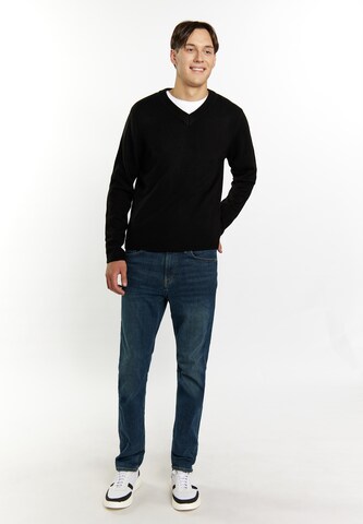 MO - Pullover 'Reiswood' em preto