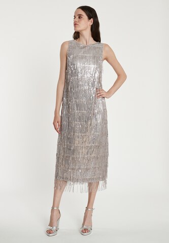 Ana Alcazar Avondjurk ' Tabyla ' in Zilver