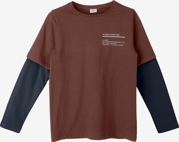 s.Oliver Shirt in Brown: front