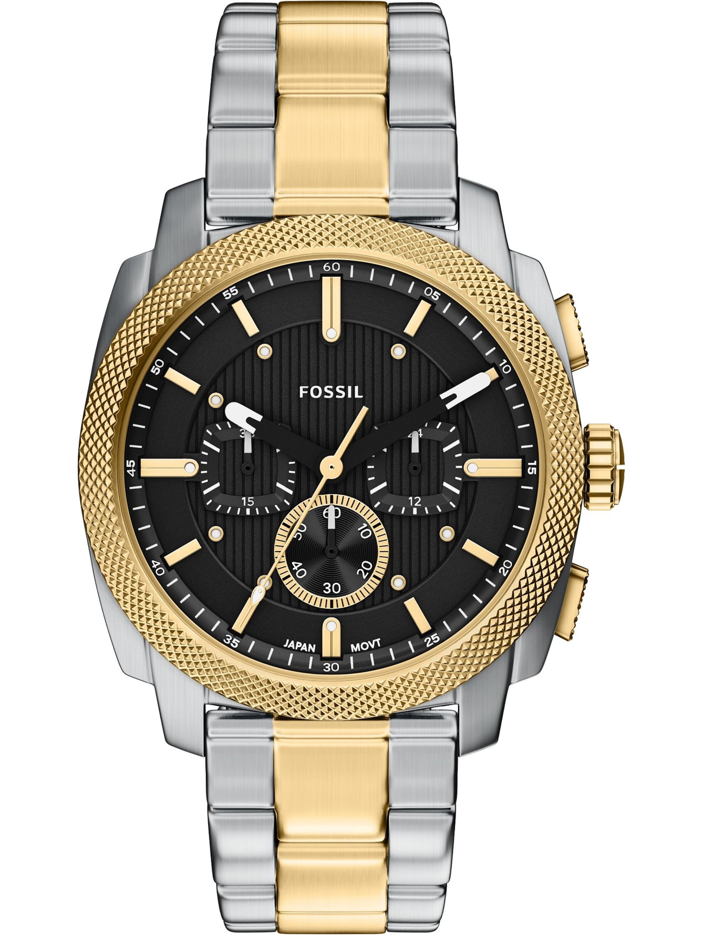 FOSSIL Analoguhr in gold / silber, Produktansicht