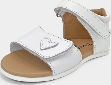 Sandales Pisamonas en blanc : devant
