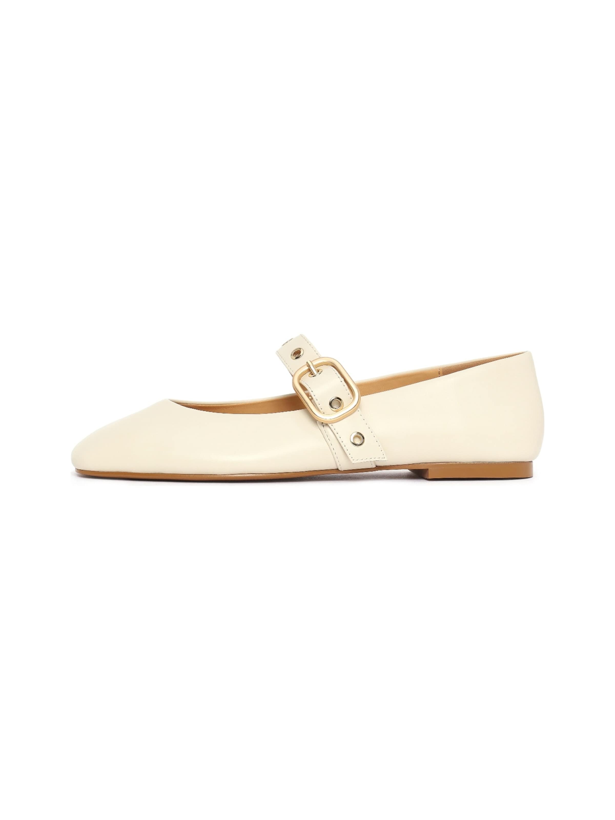 Ballerina di Derimod in beige: frontale