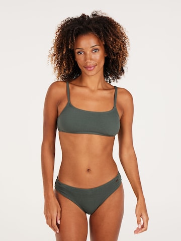 PROTEST Bustier Bikini 'PRTHIZZ' in Groen: voorkant