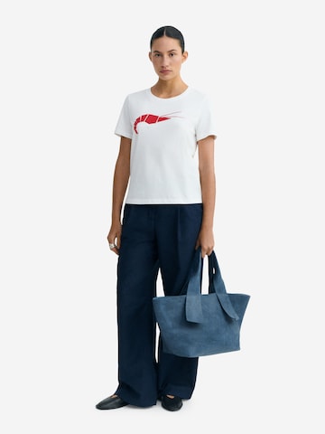 Thinking MU Shirt 'Ida' in Wit
