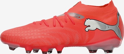 Futbolo bateliai 'Future 9 Pro' iš PUMA, spalva – sidabro pilka / neoninė raudona / juoda, Prekių apžvalga