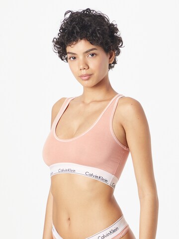 Calvin Klein Underwear Bygelfri Behå i orange: framsida