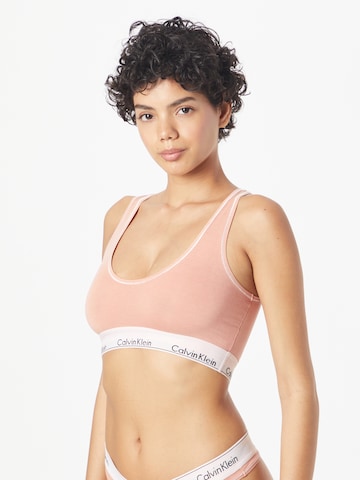 Calvin Klein UnderwearBustier Grudnjak - narančasta boja: prednji dio