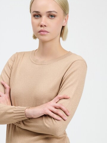 Influencer Sweater in Gold