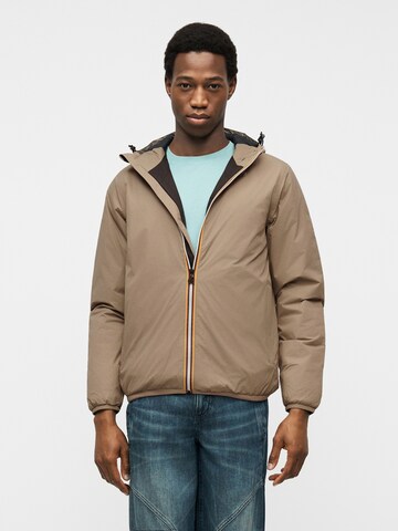 Veste mi-saison 'LE VRAI 4.0 CLAUDE' K-Way en beige : devant