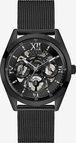 Orologio analogico 'Tailor' di GUESS in nero: frontale