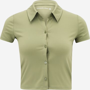 Camicia da donna di Abercrombie & Fitch in verde: frontale