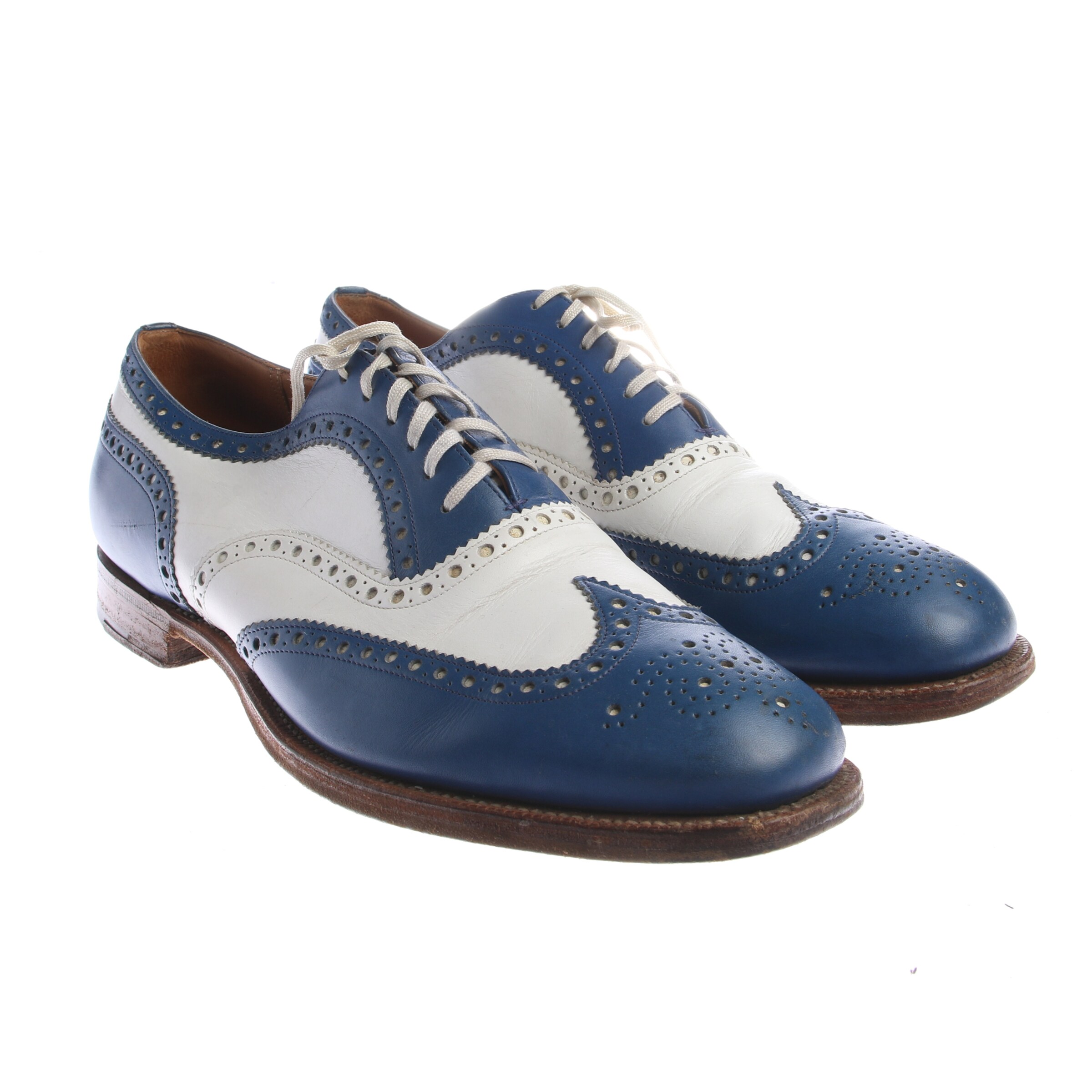 Church's Flats & Loafers in 47 in Blue: front