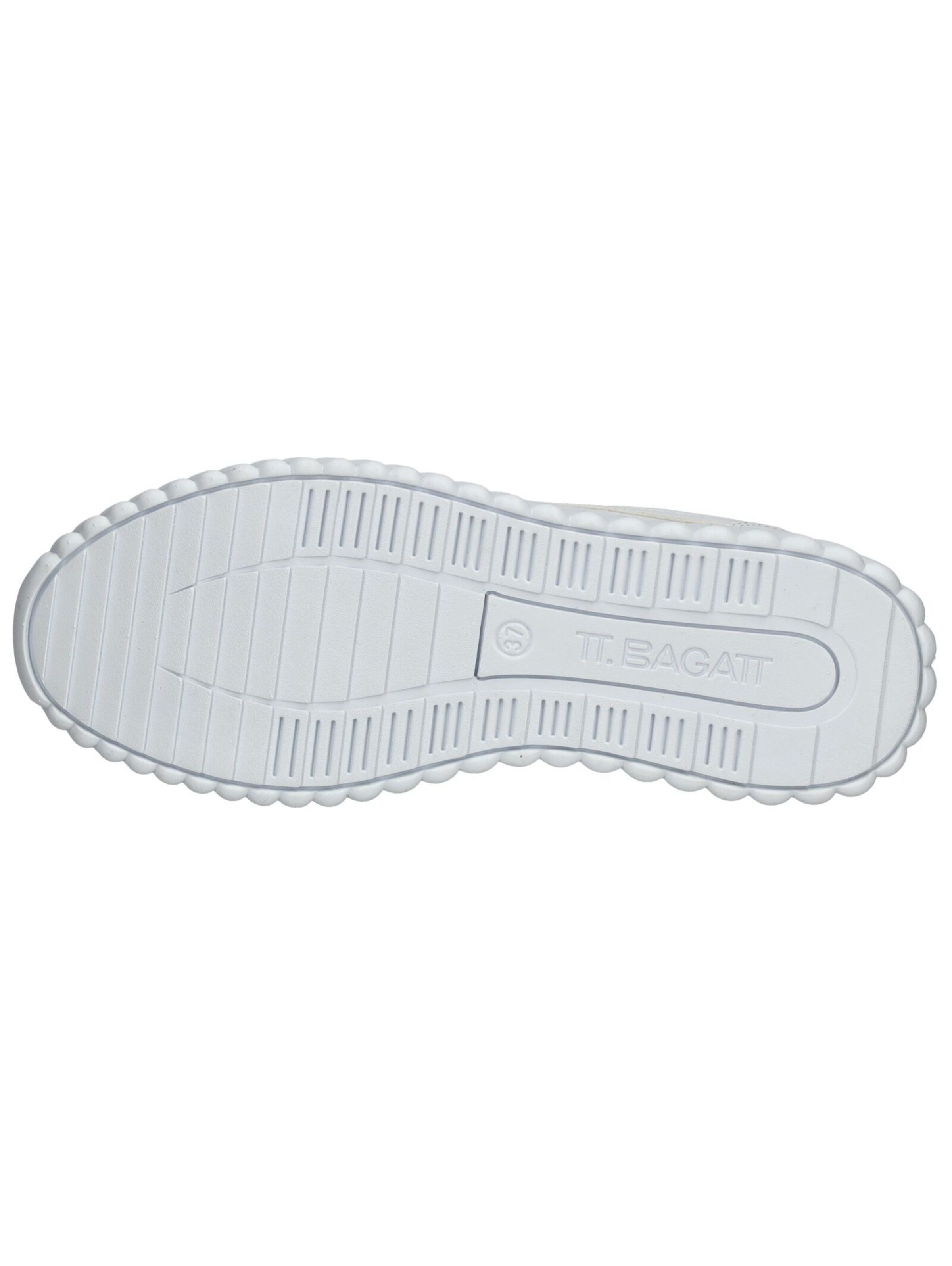 TT. BAGATT Platform trainers in White