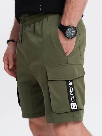 Ombre Regular Cargo Pants 'SRSK-0106' in Green