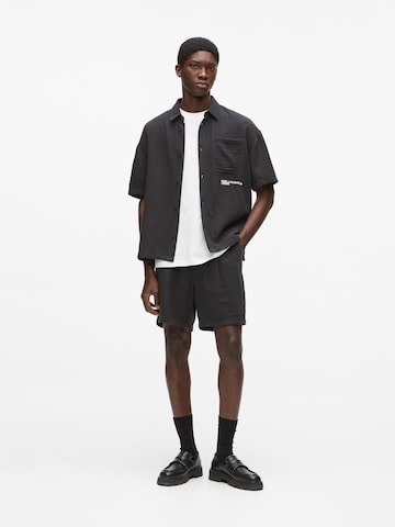 KARL LAGERFELD JEANS Loosefit Shorts in Schwarz