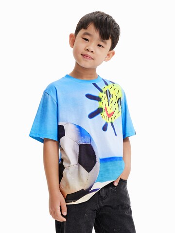 T-Shirt 'Albert' Desigual en bleu : devant