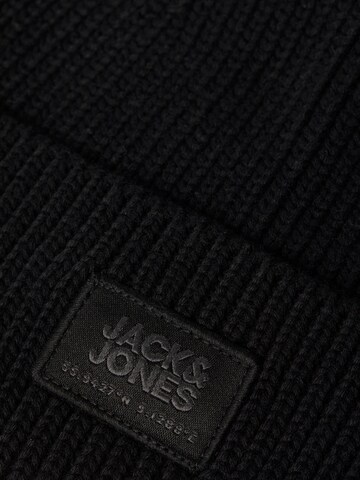 JACK & JONES Beanie in Black