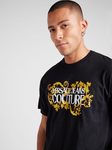 Versace Jeans Couture T-Shirt 'BAROQUE' in Schwarz