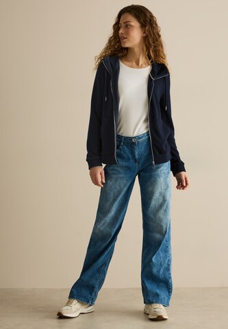 CECIL Zip-Up Hoodie in Blue