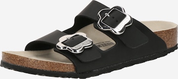 BIRKENSTOCK Sandal 'Arizona' i svart: framsida
