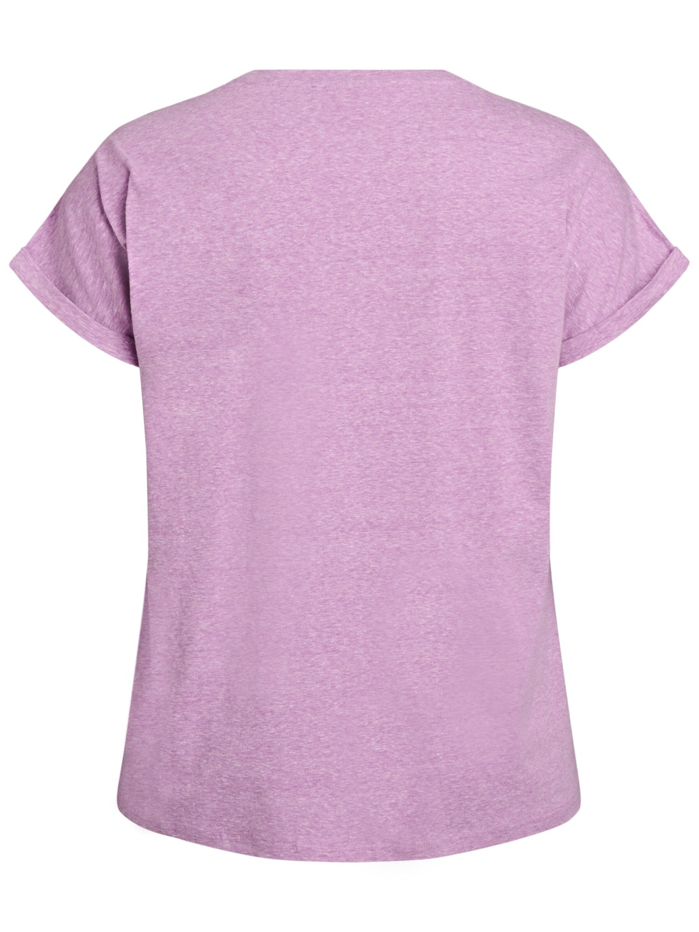 Maglietta 'VAVA' di Zizzi in lilla