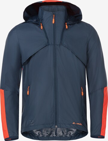 VAUDE Outdoorjas 'M All Year Moab Light ZO J' in Blauw: voorkant