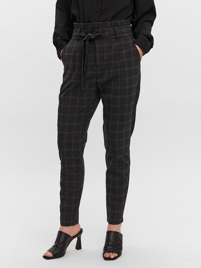 VERO MODA Hose 'EVA' in grau / schwarz, Modelansicht