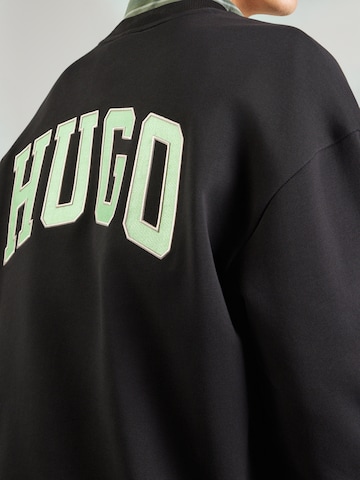 HUGO Sweatshirt 'Deakandlong' in Black