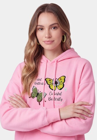 MYMO - Sudadera en rosa: frente