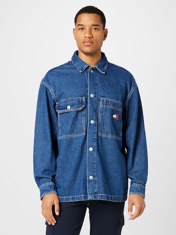 Tommy Jeans Between-Season Jacket 'Worker' in Blue: front