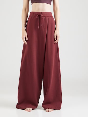 Moonchild Yoga Wear Wide leg Παντελόνι φόρμας σε κόκκινο: μπροστά