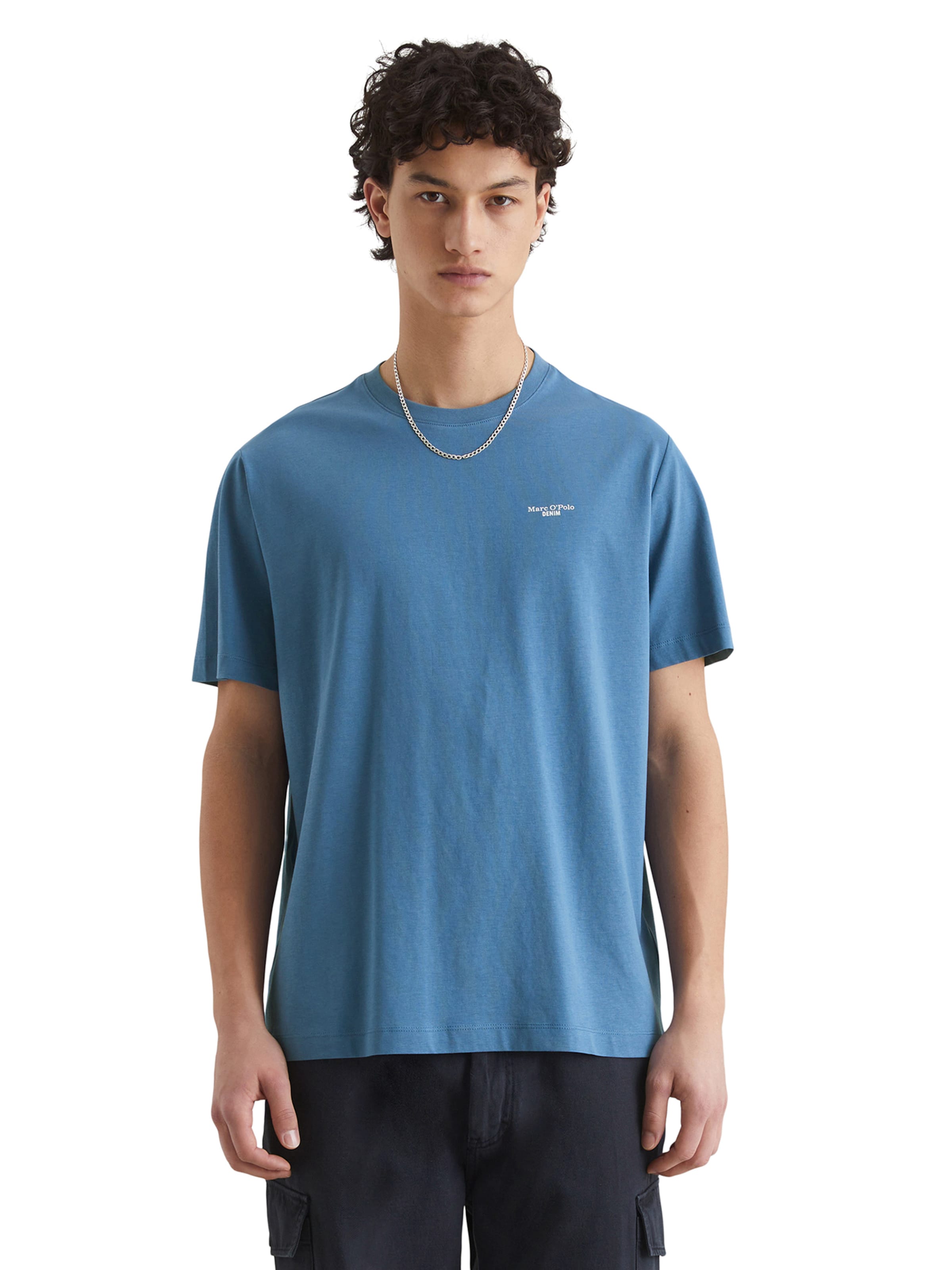 T-Shirt Marc O'Polo DENIM en bleu : devant
