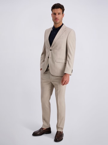 PIERRE CARDIN Regular fit Business-colbert 'Grant' in Beige