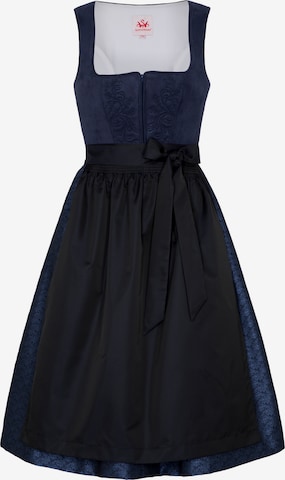 Dirndl 'Felina' SPIETH & WENSKY en bleu : devant